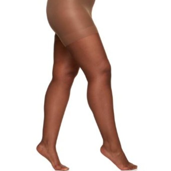NWT Berkshire All Day Sheer Pantyhose Size Queen Petite Color Dk Brown - Picture 2 of 5